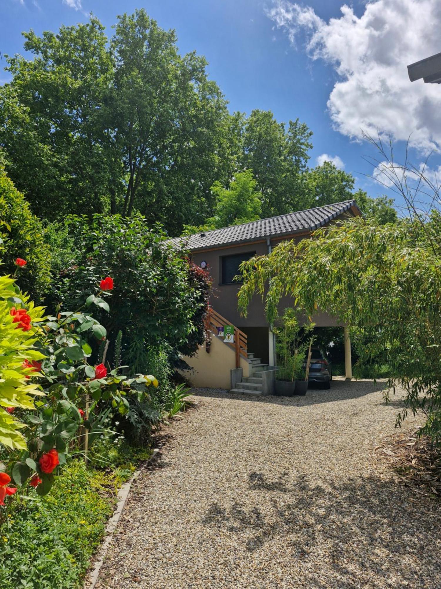 Gite-Appart Com' "Des Cimes Et Jardin" Illkirch-Graffenstaden Exteriör bild